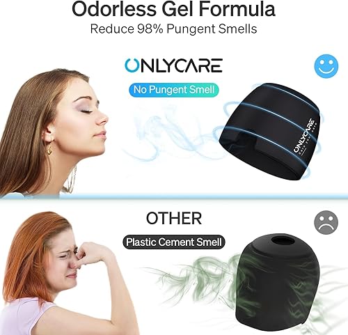 Miniatura 6 de ONLYCARE - Gorro para aliviar migrañas, máscara calmante, envoltura de gel frío sin olor, terapia de fríocalor, compresa de hielo para dolor de