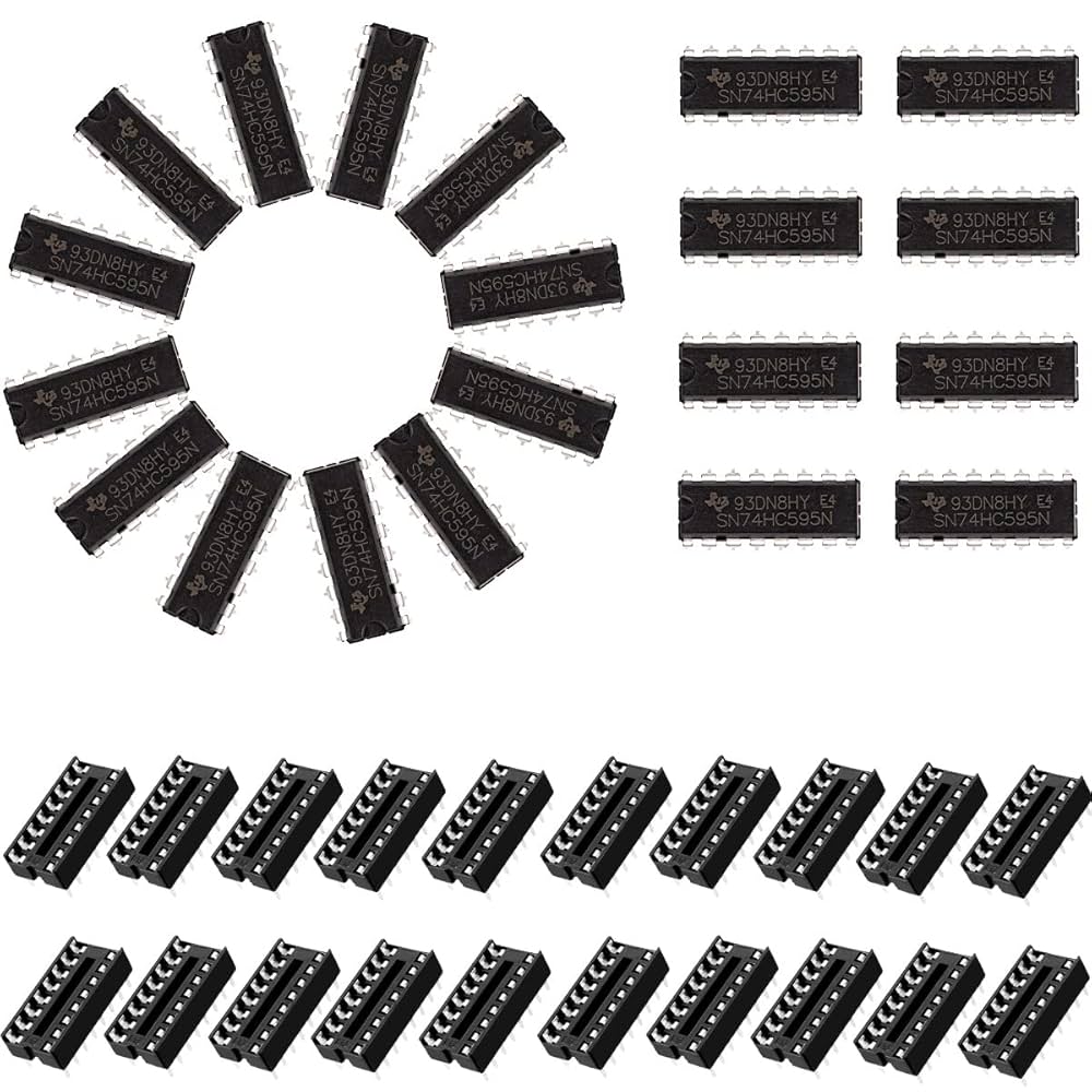 きなこ BOJACK SN74HC595N 8-Bit Counter Shift Registers 3-State