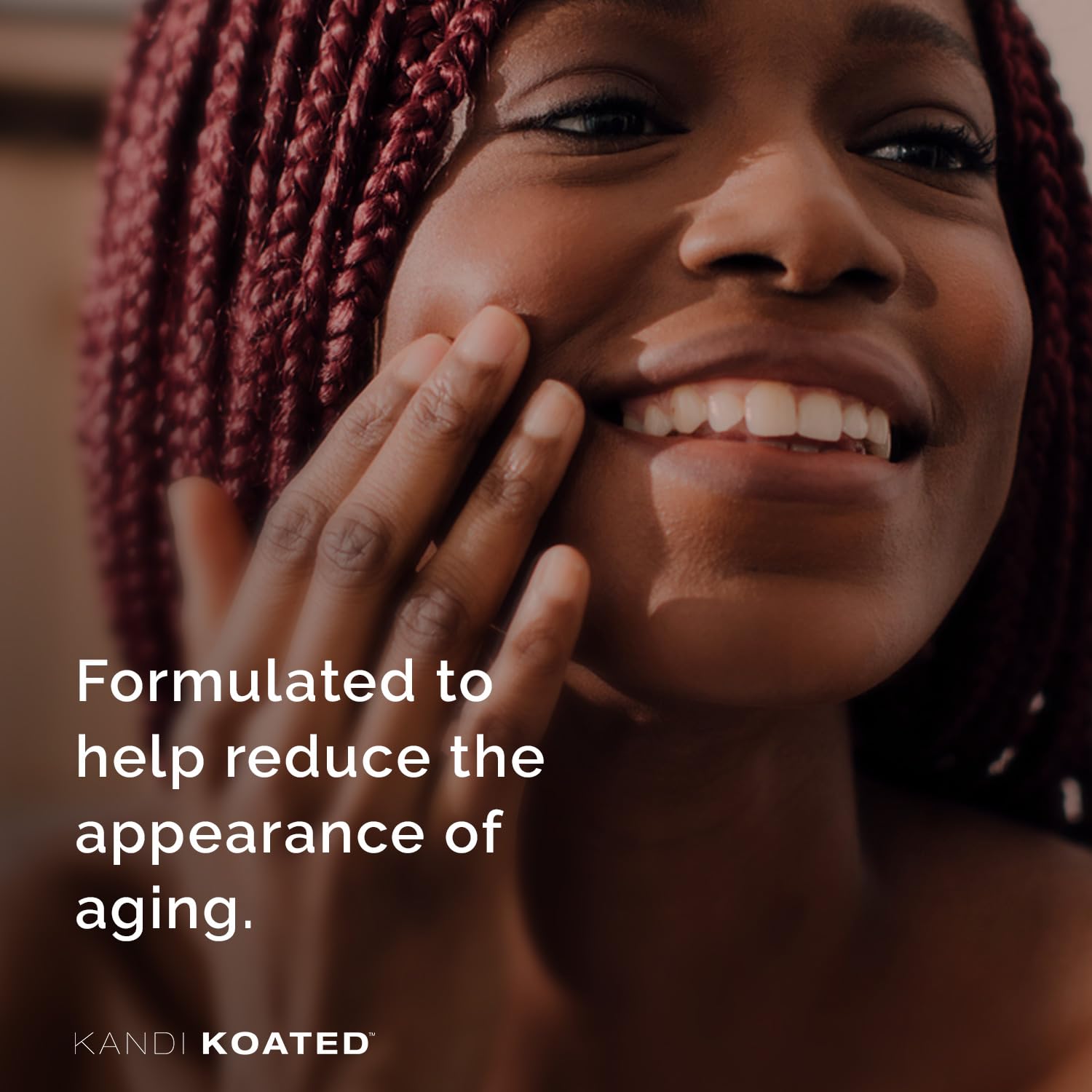 Kandi Koated Age‑Renewal Exfoliating Face Scrub by Kandi Burruss – Plant‑Powered with Cane Sugar, B3 & Turmeric for Hydration & Radiance – Vegan & Cruelty‑Free – 5 oz