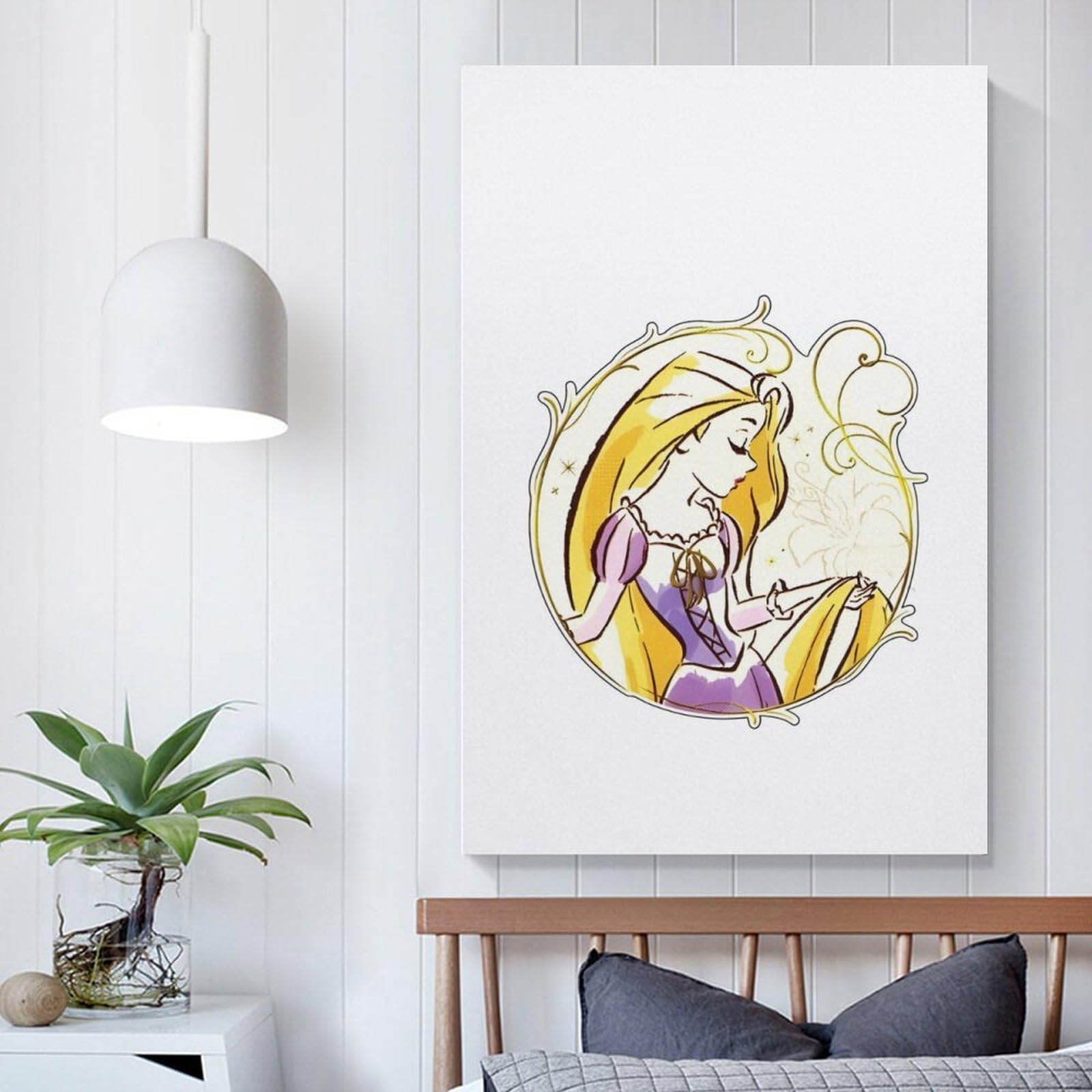 Amazon.co.jp: ラプンツェル プリンセス アートポスター 飾り絵