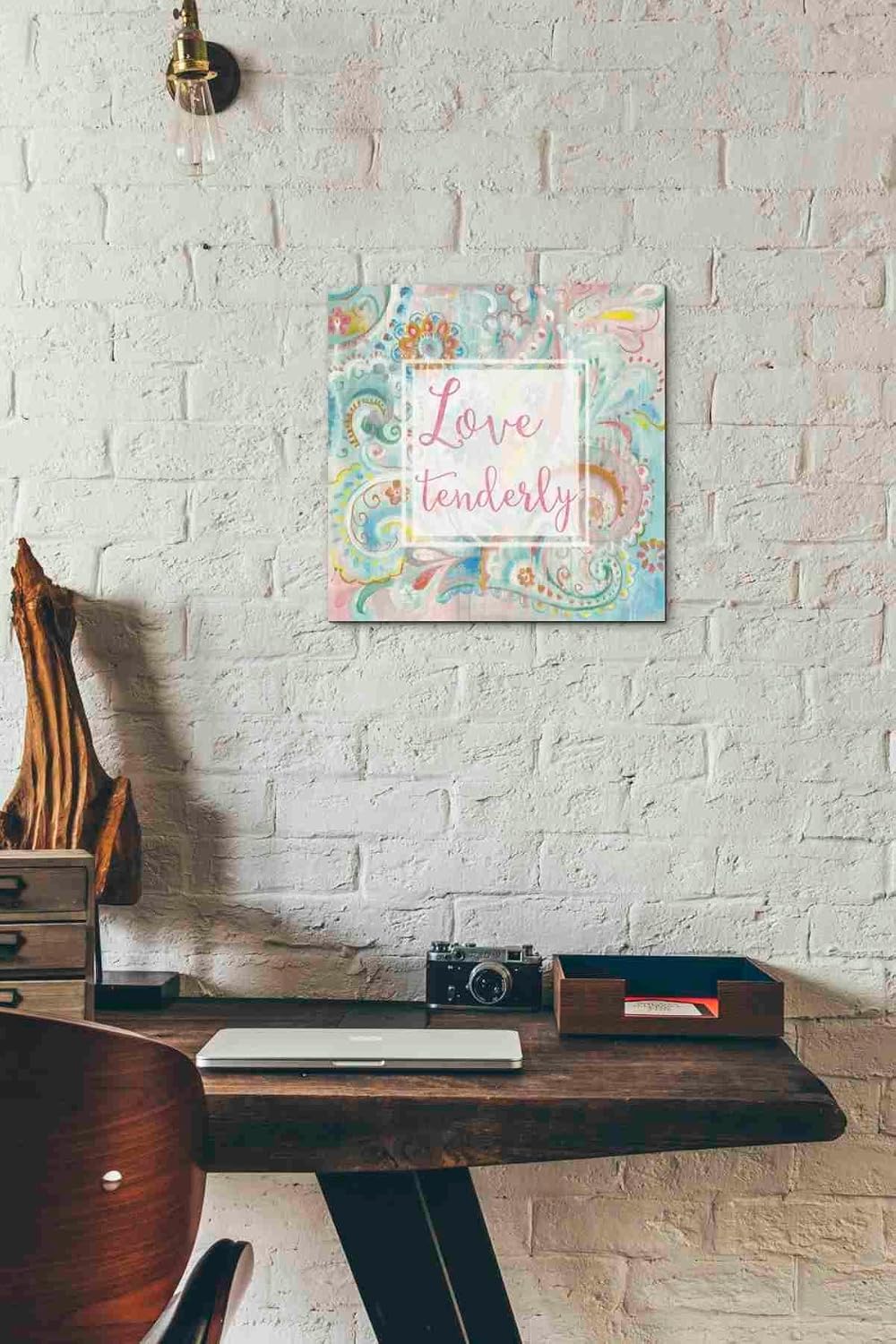 Epic Graffiti 'Spring Dream Paisley III Pink Sentiment' by Danhui Nai, Canvas Wall Art, 12"x12"