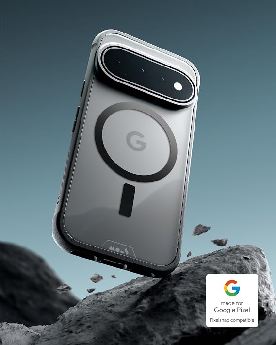 Mous Clear Case for Google Pixel 11 Pro, MagSafe & Pixelsnap Compatible, Anti-Yellowing & Scratch Resistant