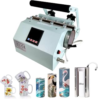 BetterSub Tumbler Mug Heat Press Machine 30 OZ 20 OZ 16 OZ Sublimation Straight Skinny Tumbler Mug Sublimation Print 11 OZ 15 OZ Sublimation Mug Heat Transfer Teal