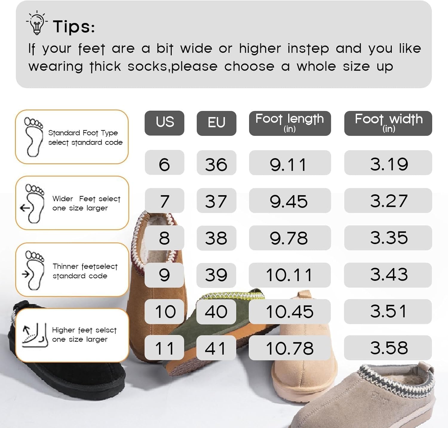 FITORY Women's Suede Slipper | Flat Short Mini Boots with Fur Fleece | Winter Casual Comfort Shoes - Image 6