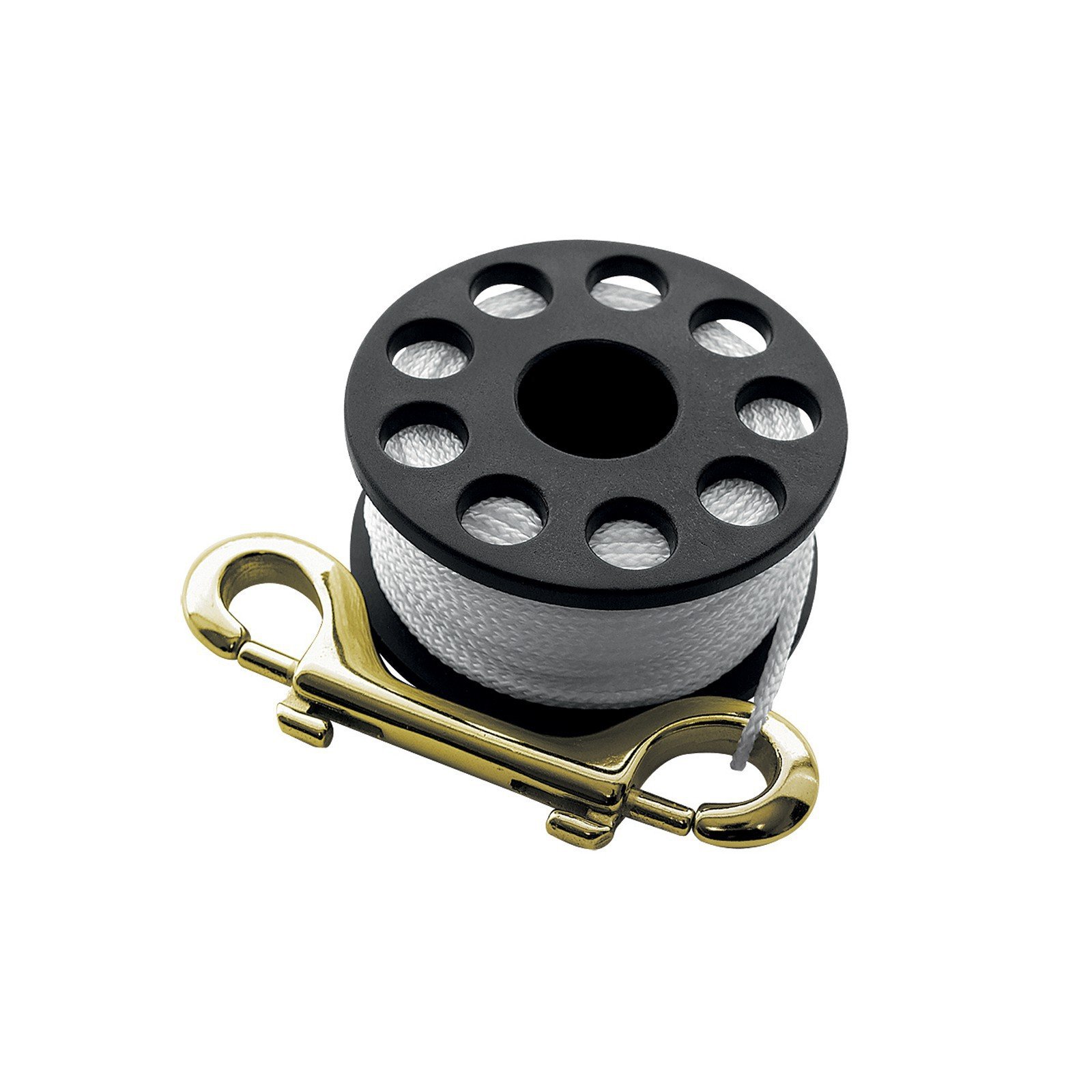 SCUBAPRO Small Mini Reel with Stainless Steel Double Carabiner (Approx. 15 Metres)