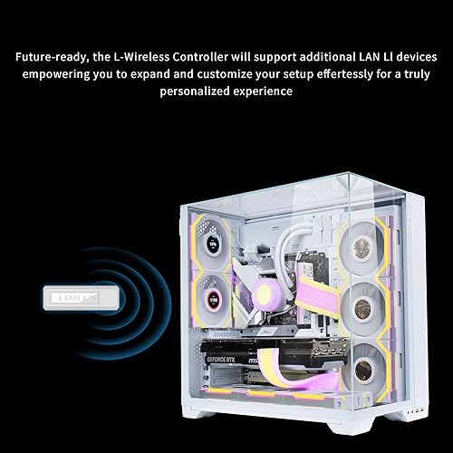 Miniatura 4 de Lian Li UNI Fan - Controlador inalámbrico L para ventiladores de computadora, funciona con SL-Infinity Wireless, CL Wireless, SL & TL Wireless