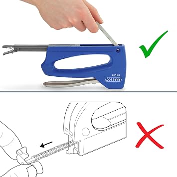 Rapesco 0955 Z-Duo Staple Tacker with 300 Staples Uses Staples 13 and 53/4-8 mm - Blue