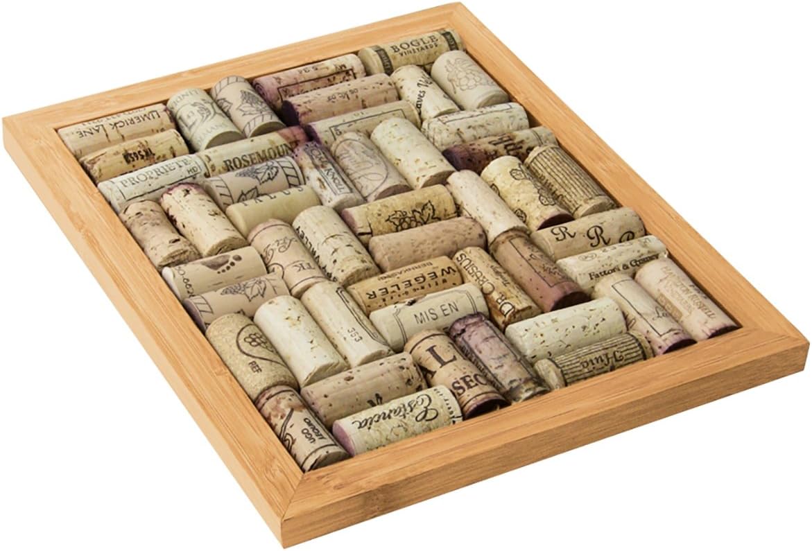 Oenophilia Bamboo Corkboard Trivet Kit