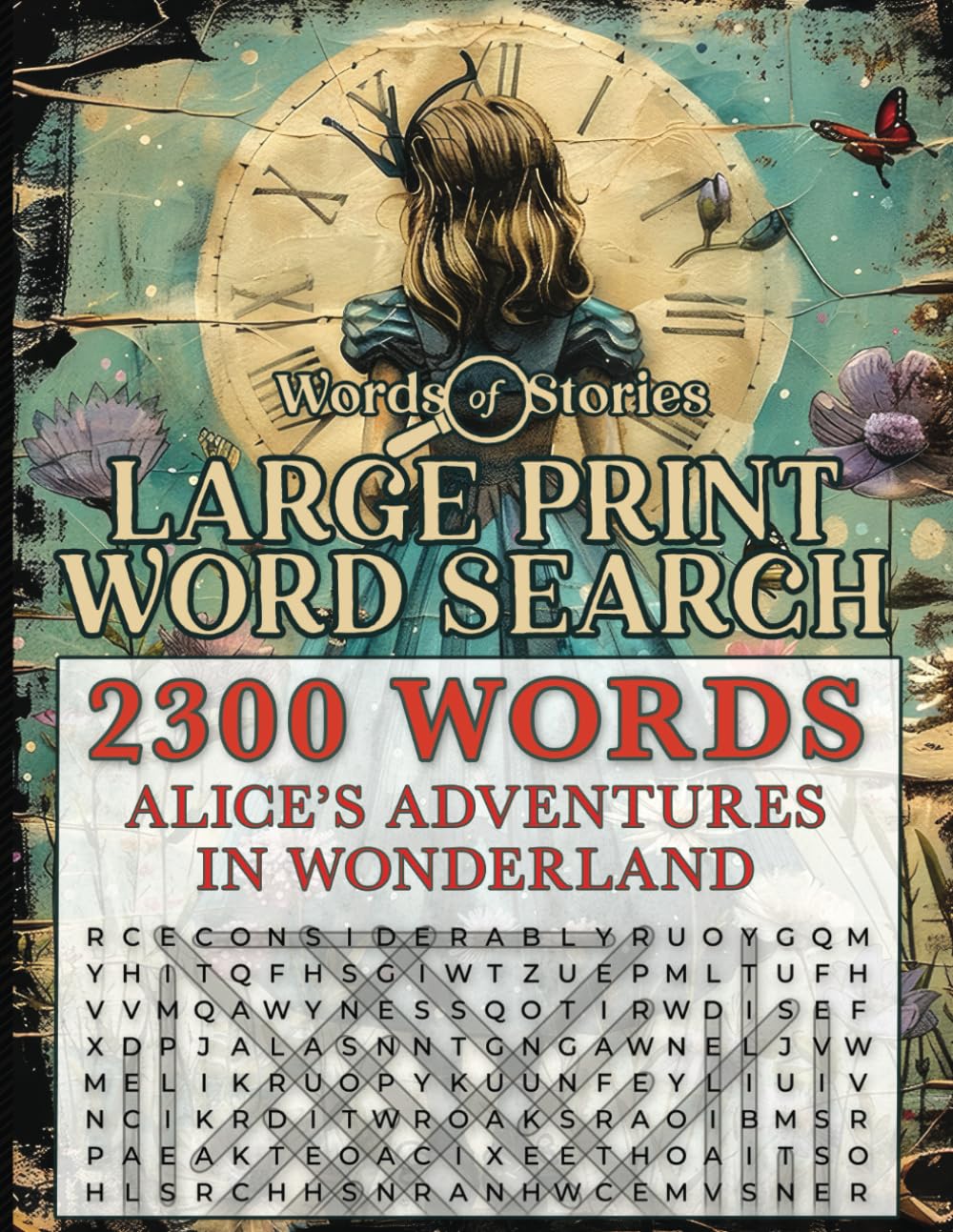 Words of Stories – Large print word search puzzles for seniors: Solve 111 challenging and fun large print word find puzzles with 2300 words from