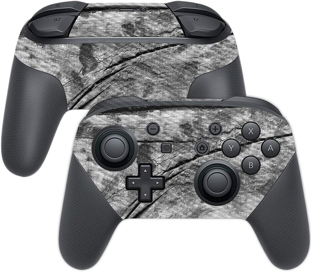 MightySkins Carbon Fiber Skin for Nintendo Switch Pro Controller - Woodlands | Protective, Durable Textured Carbon Fiber Finish | Easy to Apply, Remove, and Change Styles | Made in The USA