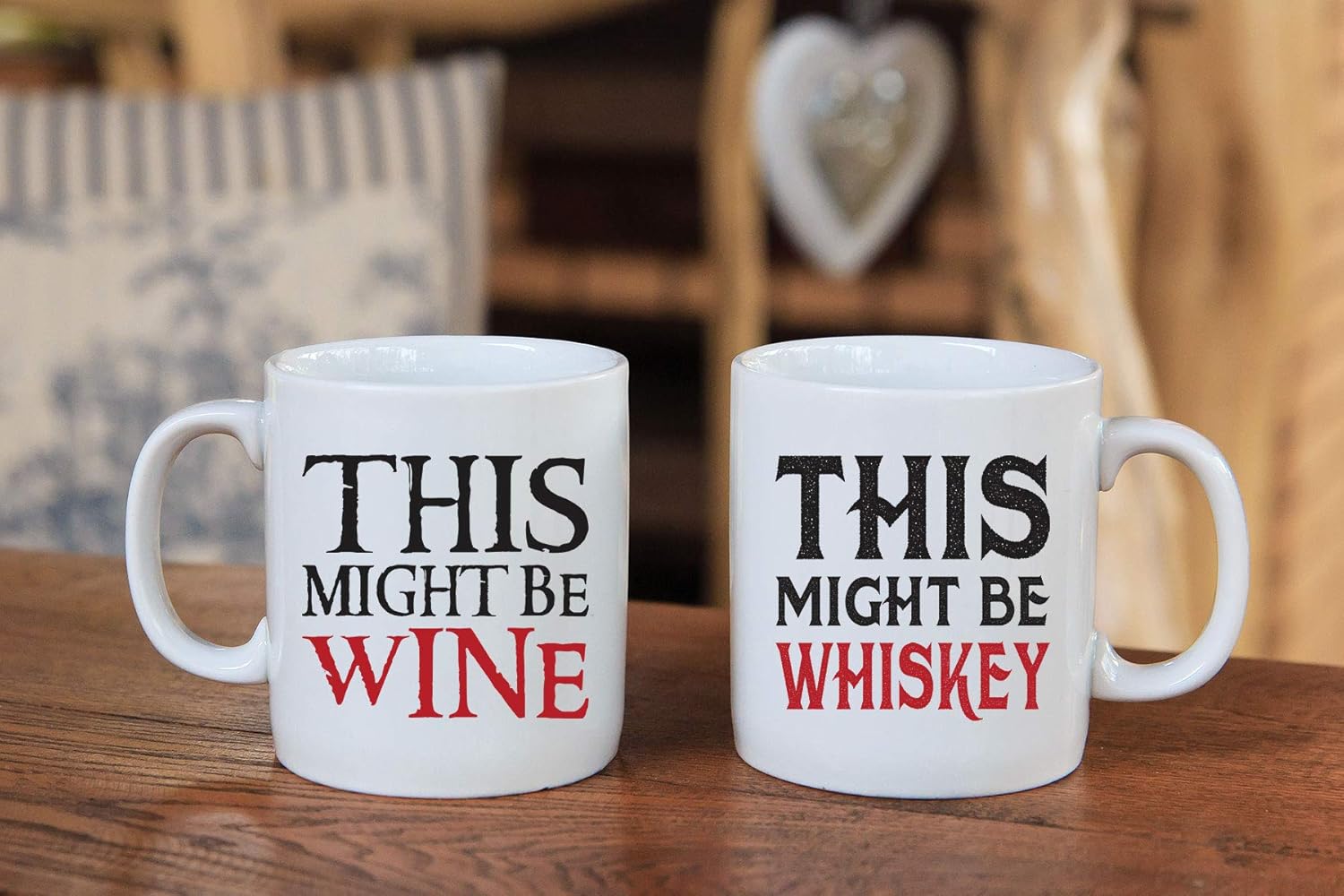 Bеѕt Dеаl 🛒 This Might Be Wine, This Might Be Whiskey Couple Mugs - Funny Wine Lover - 11oz Ceramic Coffee Mug Set - His and Hers Anniversary Present Husband and Wife Engagement Gifts Mug by Funnwear 🔥 Cаѕhbасk uр tо 70% This Might Be Wine, This Might Be Whiskey Couple Mugs - Funny Wine Lover - 11oz Ceramic Coffee Mug Set - His and Hers Anniversary Present Husband and Wife Engagement Gifts Mug by Funnwear