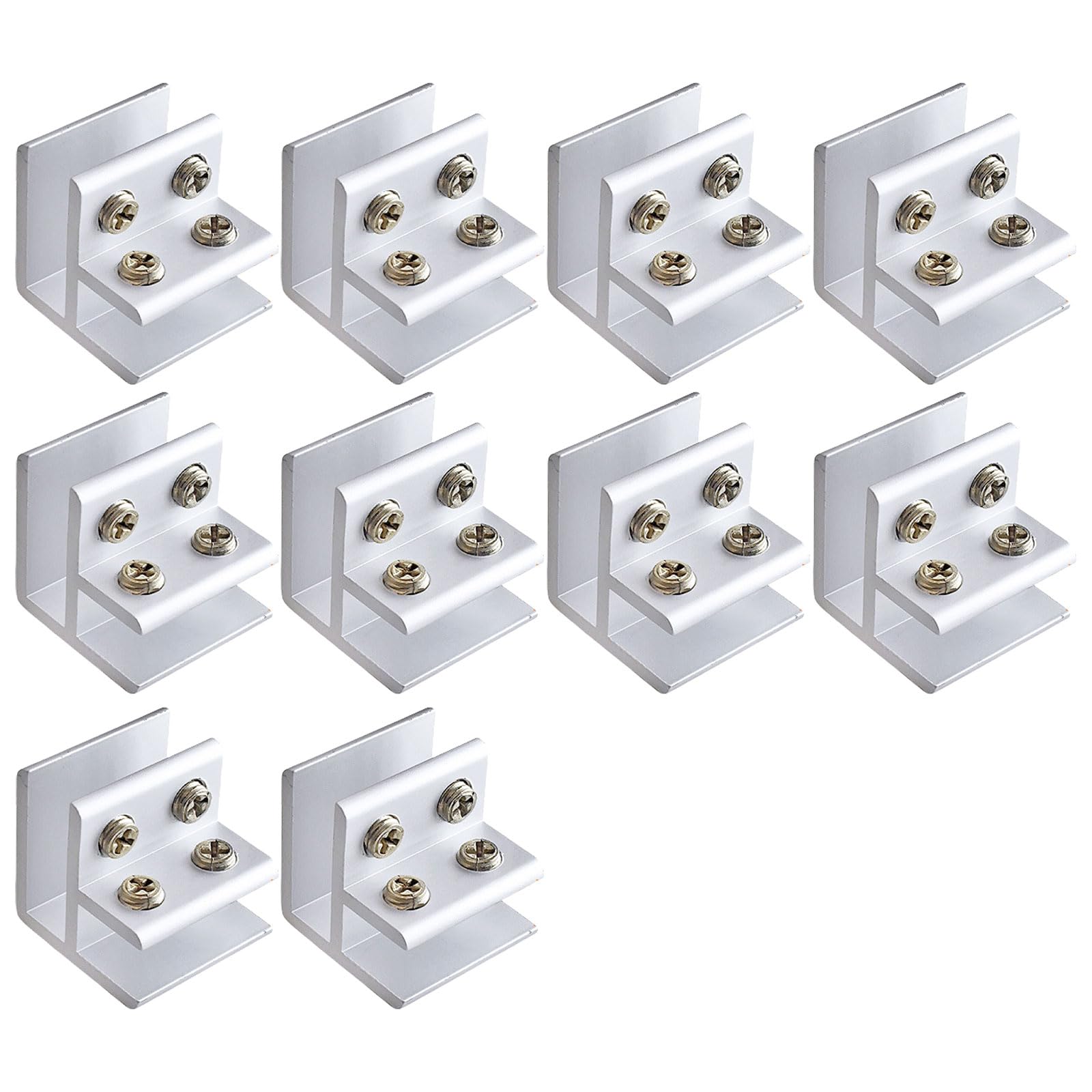 10pcs Fastening Clamps Heavy Duty Connectors Aluminum Holders for Stable 90 Degree Angles Installations Installation Accessories