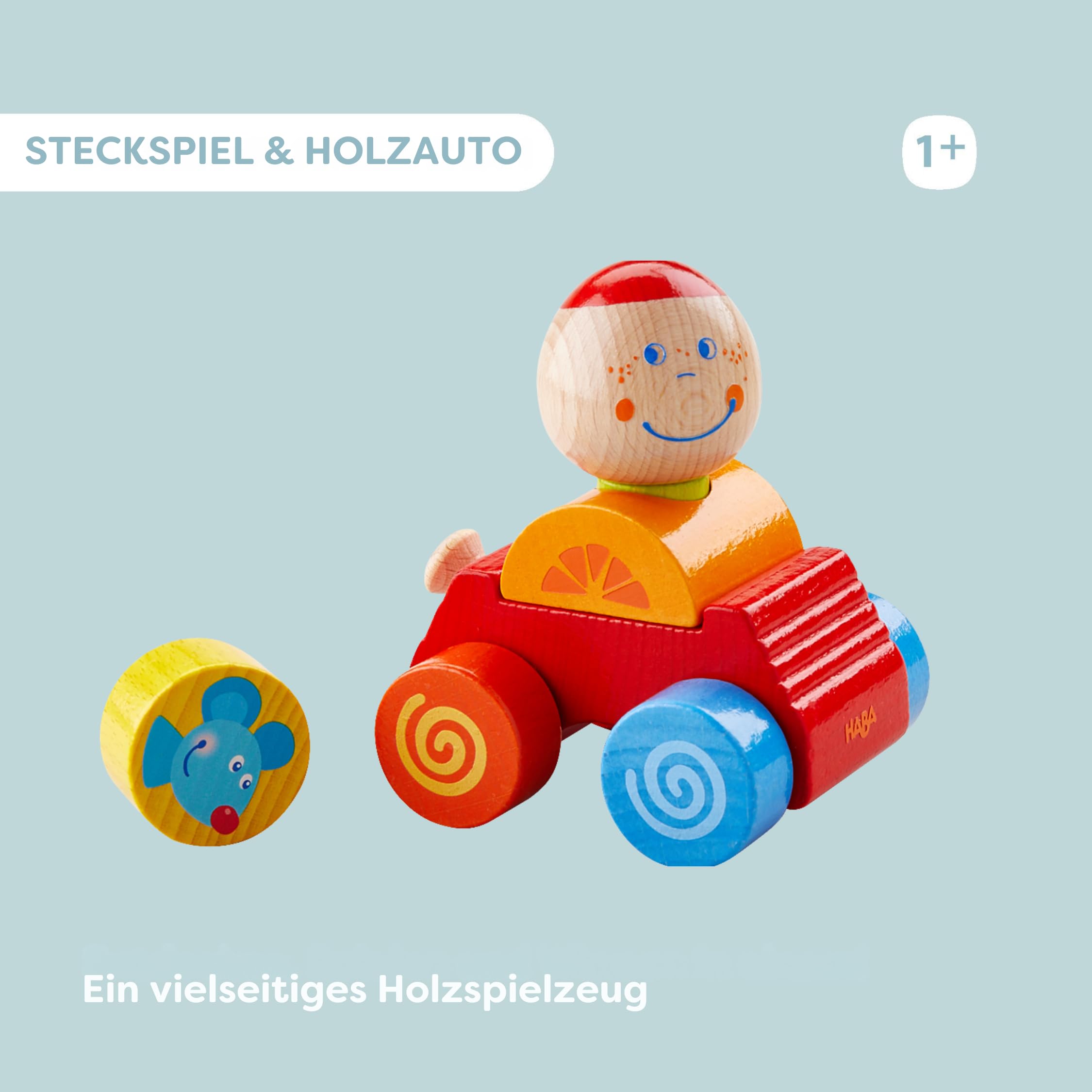 HABA 304737 Explorer Car Ben for Ages 12 Months and Up (Made in Germany)