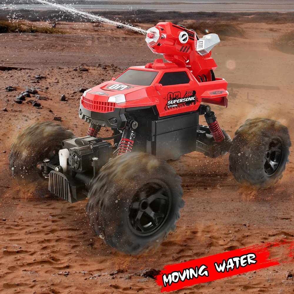 4WD Elektryczny zdalnie sterowany samochód Monster Crawler 1/14 off-road, ciężarówka terenowa RC 2,4 G z funkcją ładowania bąbelkami, prezent świąteczny dla chłopców, nastolatków, pełny
