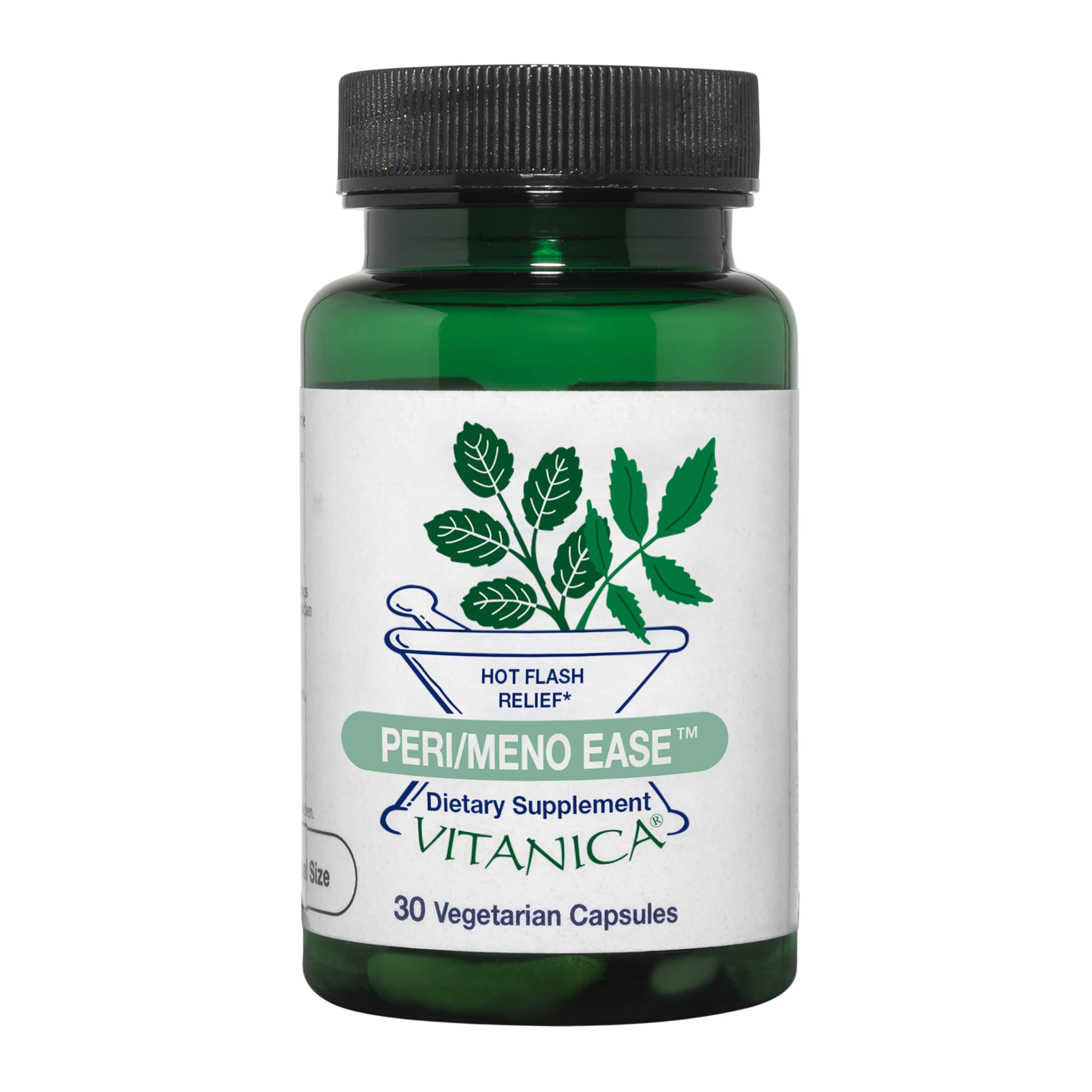 Vitanica Peri/Meno Ease, Hot Flash Support, Vegan, 30 Capsules Pro Line