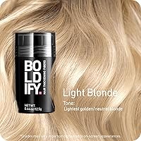 Vista 11 de BOLDIFY - Fibras de pelo para el cabello fino (gris), indetectables, botella de 2 onzas; oculta completamente la pérdida de cabello en 15 segundos