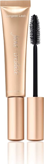 jane iredale Najdłuższa maskara do zagęszczania i przedłużania rzęs, kolor czarny, 1 opakowanie (1 x 12 g)