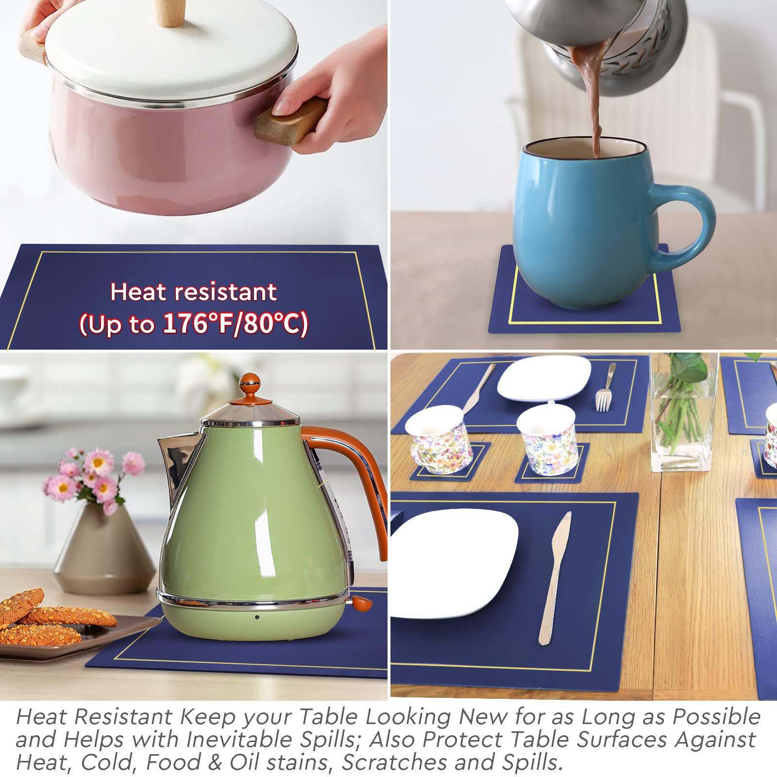 Ocves Placemats and Coasters Sets of 4 - Image 2