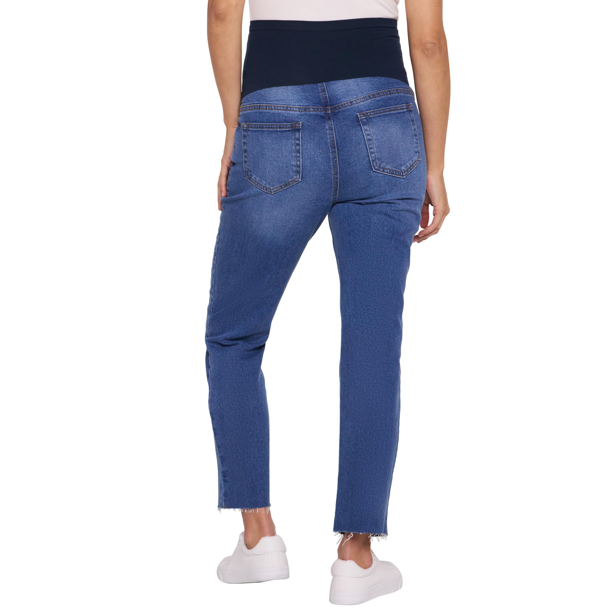 Motherhood Maternity Damen Jeans Secret Fit Over The Belly Slim Straight Leg Pregnancy Jeans