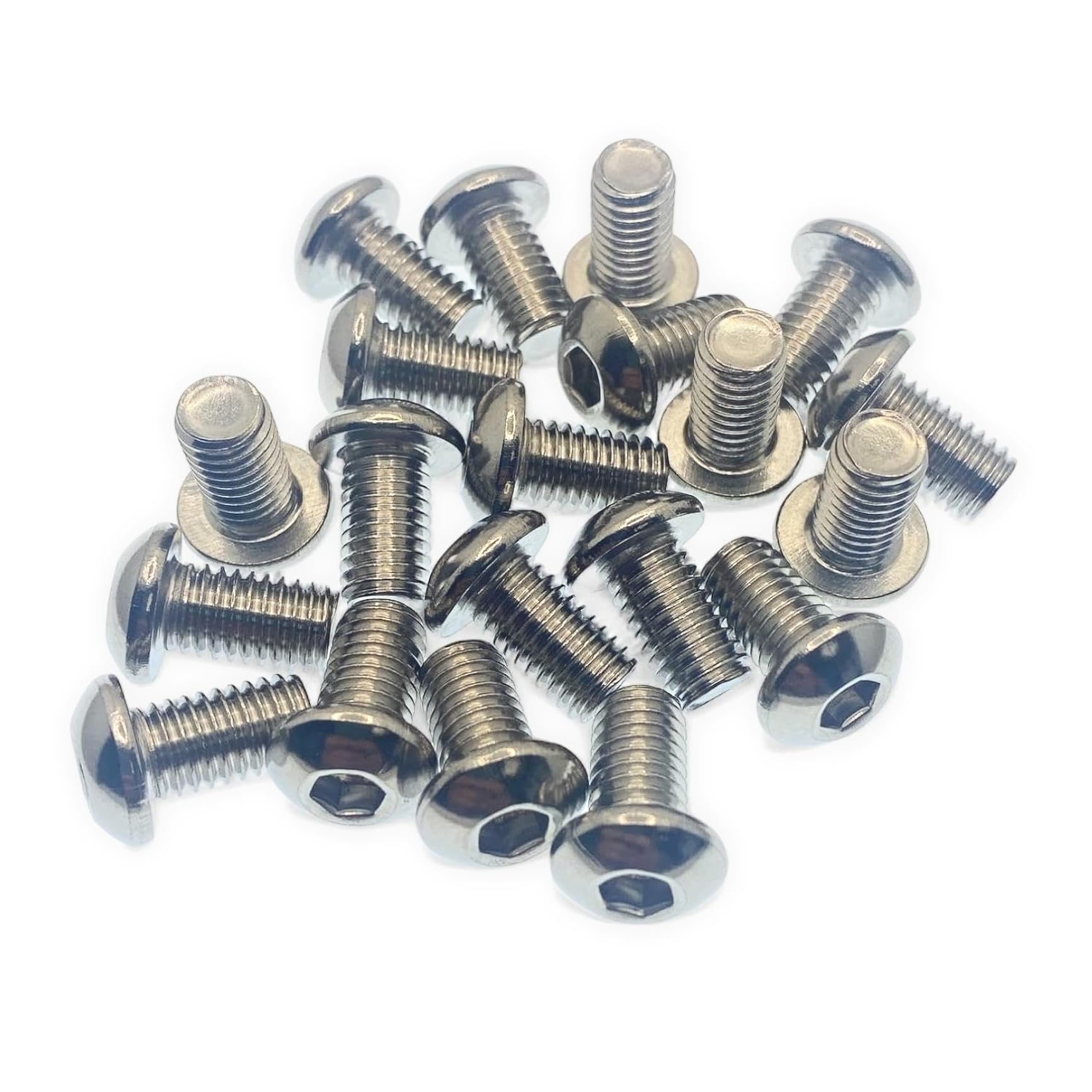 Rubigo M8 Bolts, M8 x 16mm Hex Socket Button Head Machine Bolts - Image 2