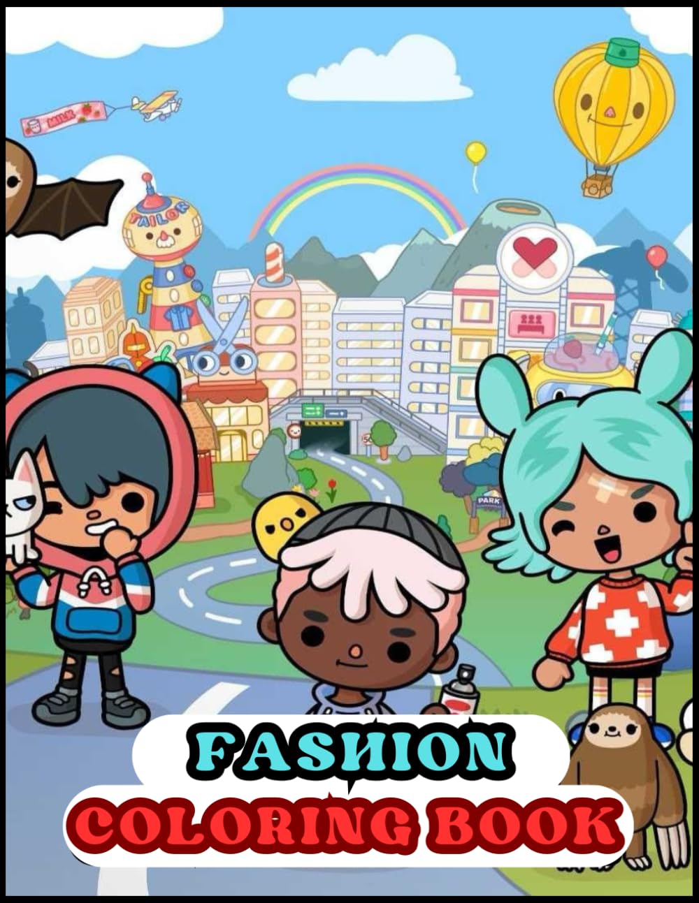 Fashion Coloring Book: Stylish and Beauty Coloring Pages for Girls, Kids, Teens with Fabulous Style.