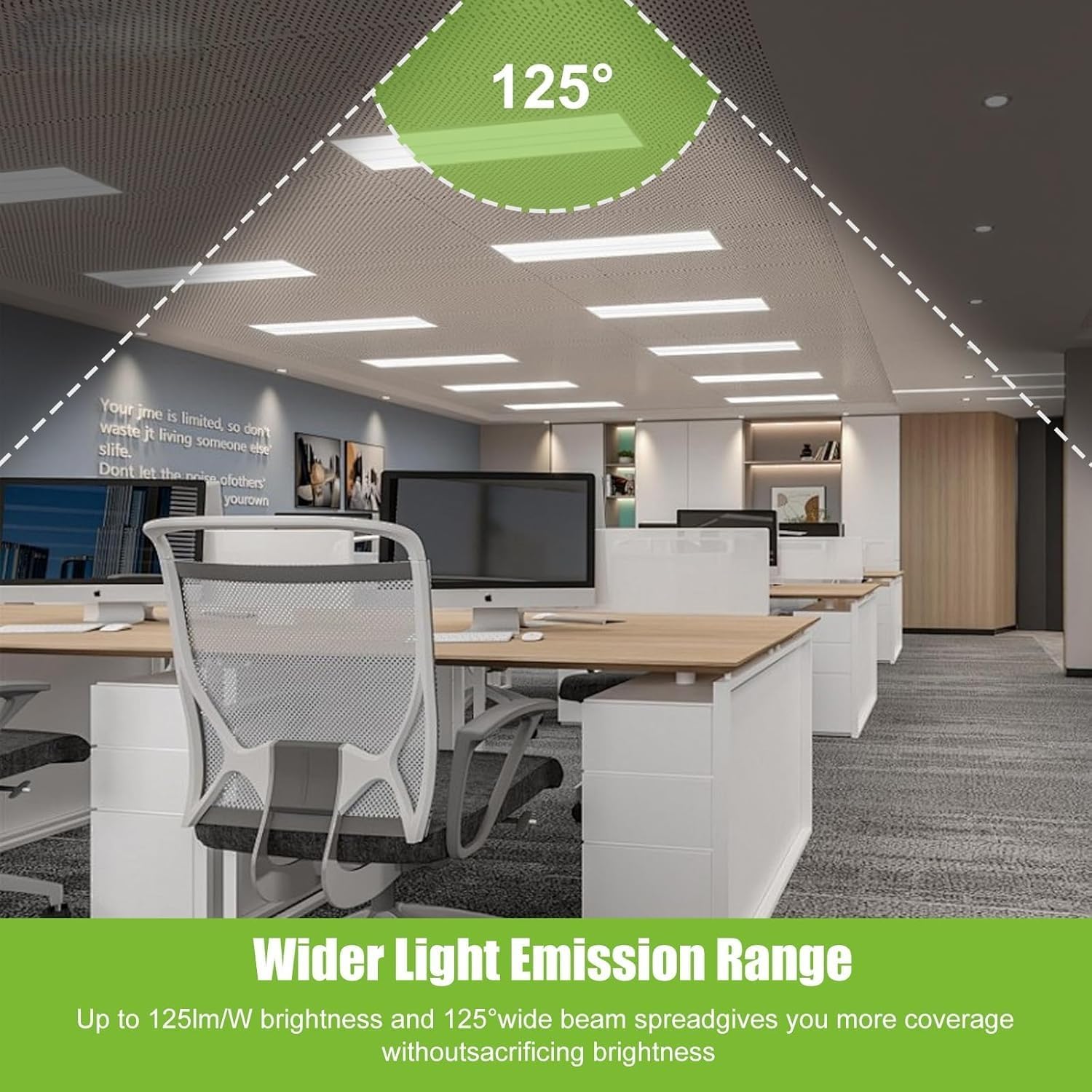 2x4 FT 4 Pack LED Troffer Center Basket Panel Ceiling Office Light Fixture, 5 Color Tunable 3500K/4000K/5000K/5700K/6500K, 0-10V Dimmable Chandeliers, ETL+DLC 5.1 Certified