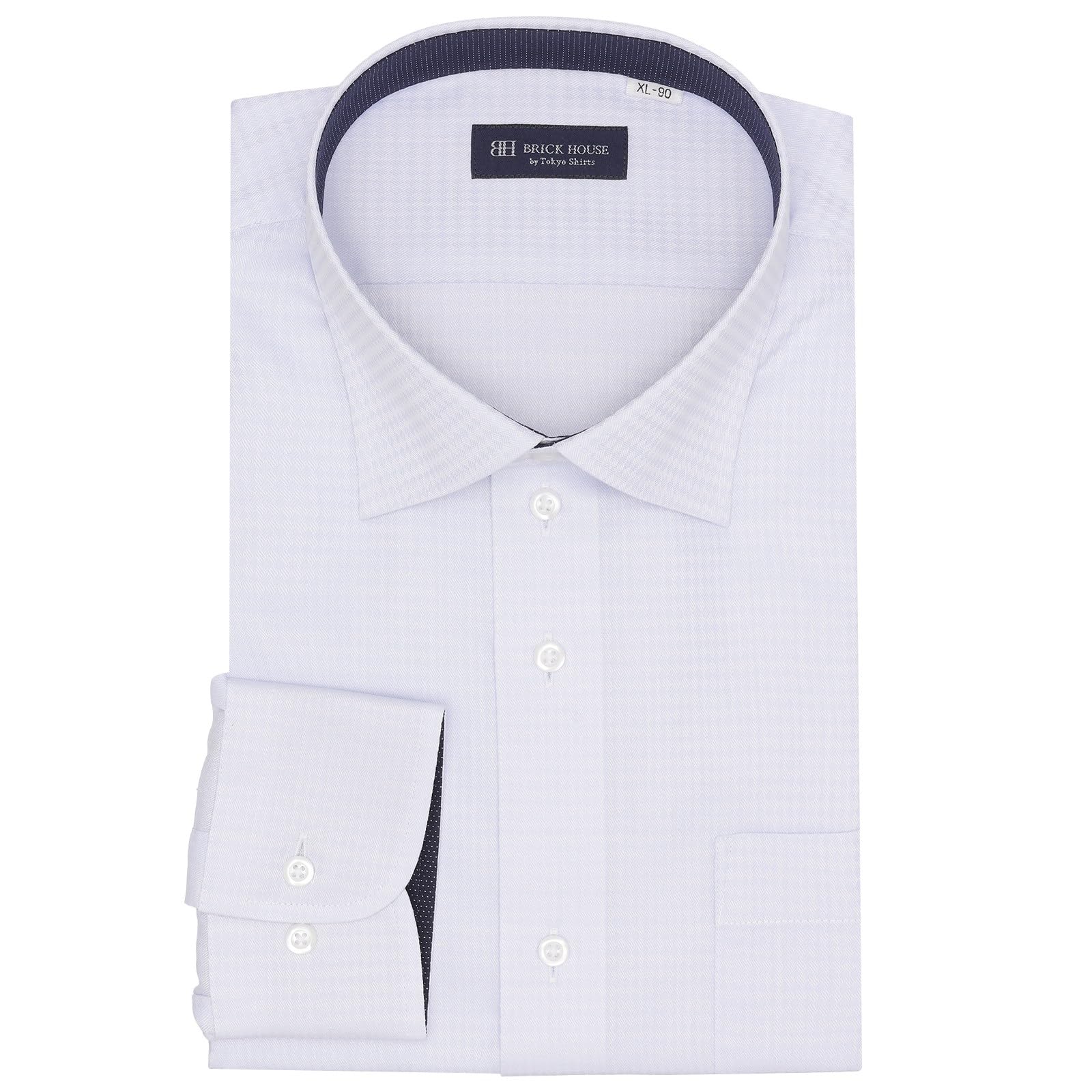 Amazon.co.jp: BRICK HOUSE(ブリックハウス): メンズシャツ 長袖 M39-88