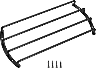 Diyfixlcd 12 pulgadas color negro metal bar parrilla altavoz audio altavoz subwoofer parrilla cubierta protector (12 pulgadas 4 barras) (12 pulgadas 12 pulgadas)