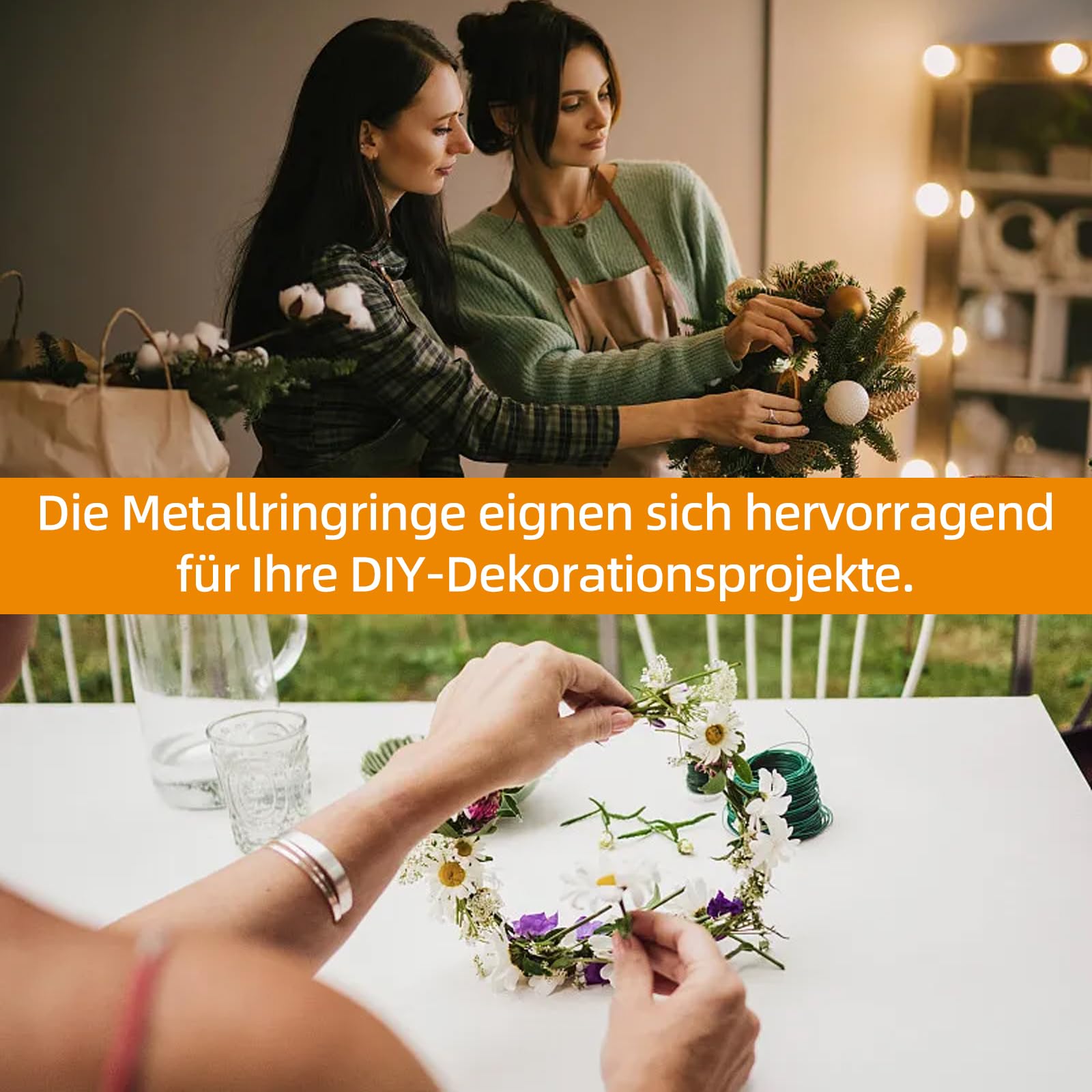 10 Stuks Metalen Ring Dromenvanger Ring Hoepel Bloemen Decor Geweven Ambachtelijke Ring Metalen Hoepel Ringen Cirkel Handgemaakte Ringen Kaders Gereedschap Maken Handleiding Metaal