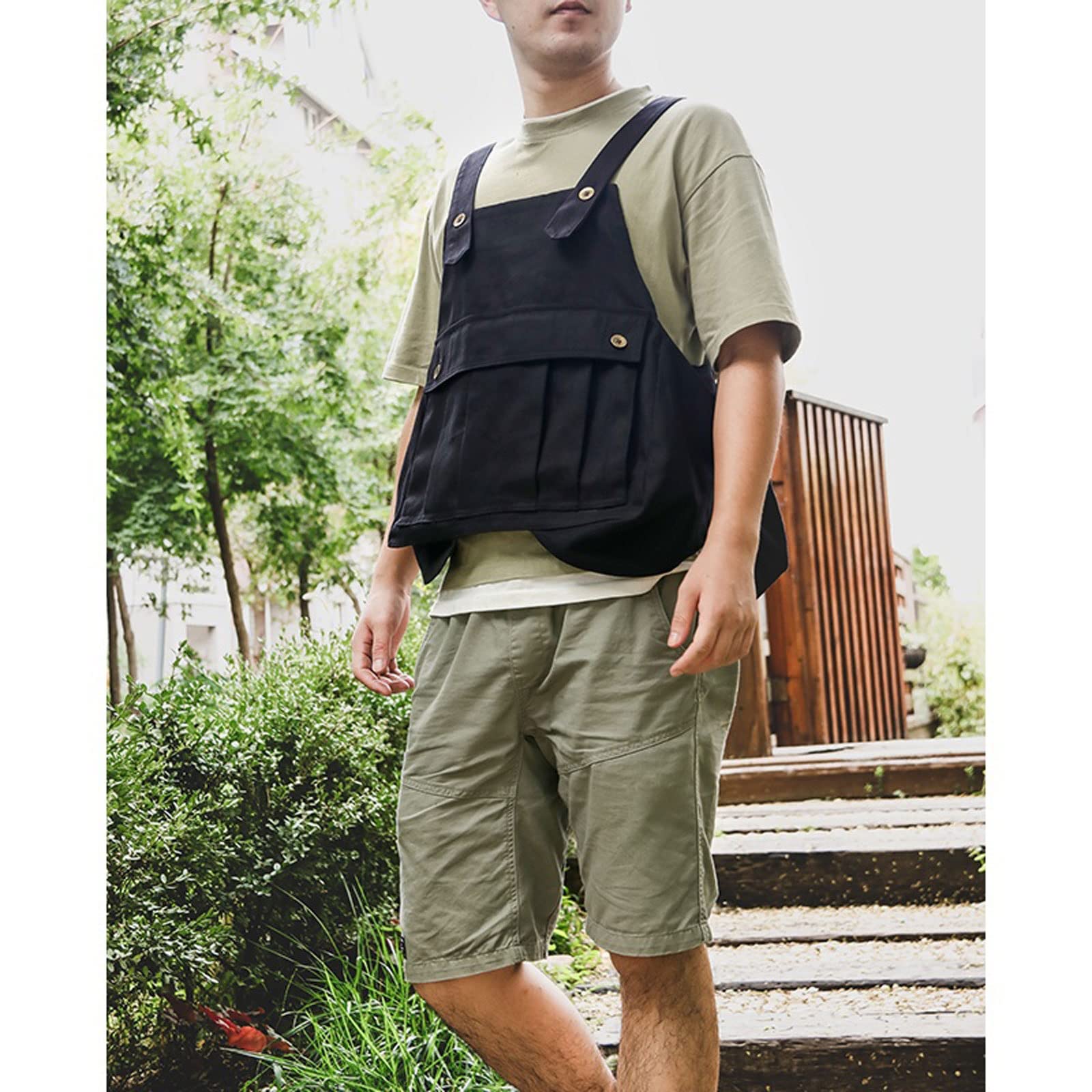 Tablier de jardinage, camping, charpentier en denim, vêtements de travail pour homme et femme, vêtements de fleuriste (jaune), jaune, taille unique