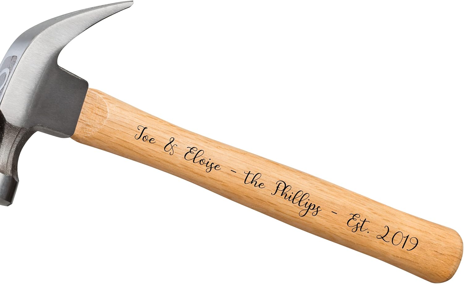 Custom Laser Engraved 16 oz. wooden Hammer