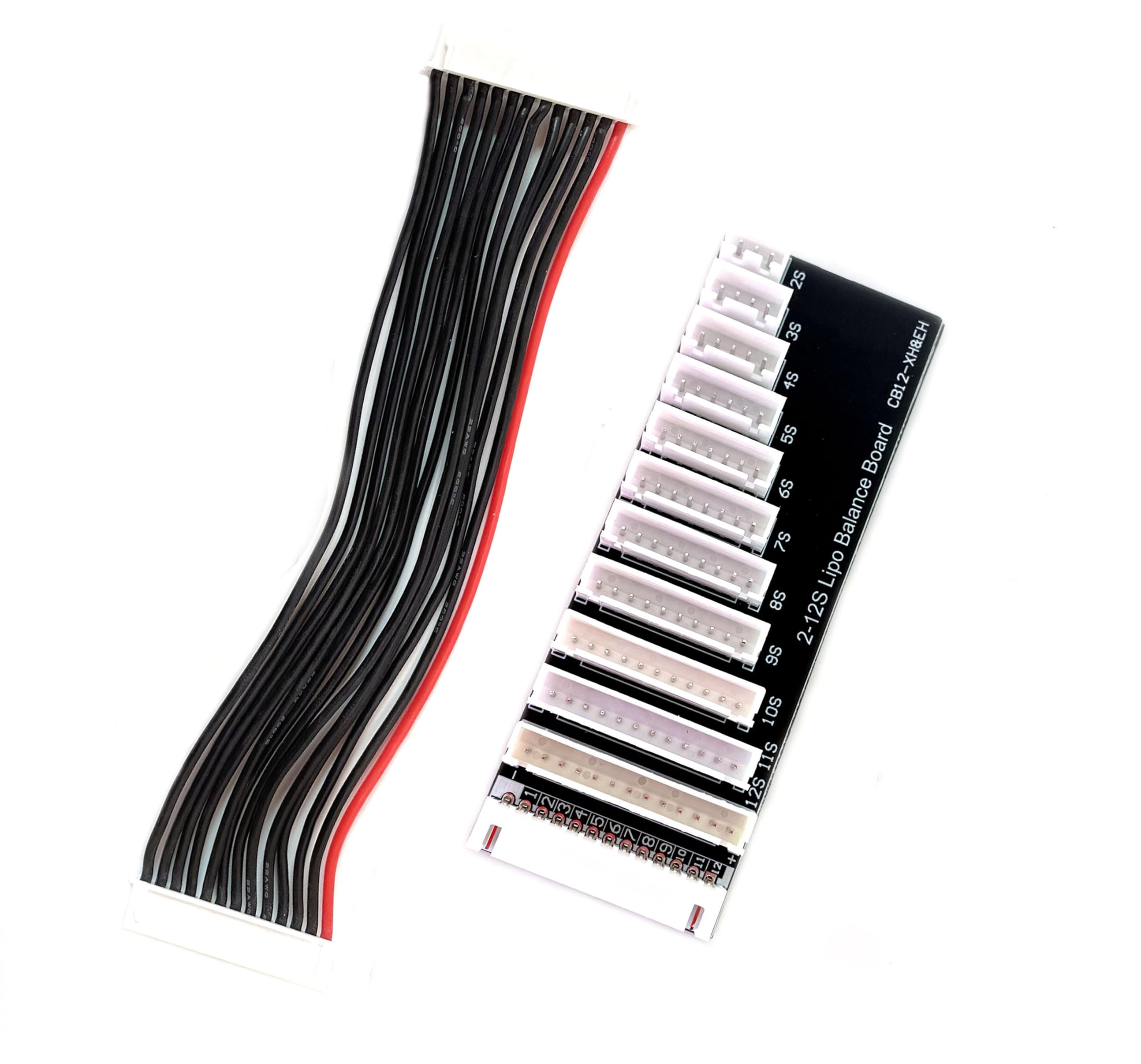 Hobbymall 2S-12S Lipo Battery Balance Charge Board XH Connector Battery Parallel Charging Plate Balance Board for iCharger X12