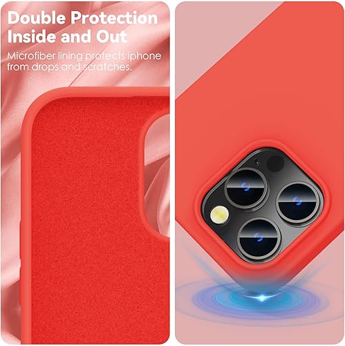 Miniatura 5 de CloudValley Funda 5 en 1 para iPhone 14 Pro Max, con 2 unidades protector de pantalla de vidrio templado + protector de lente de cámara, funda