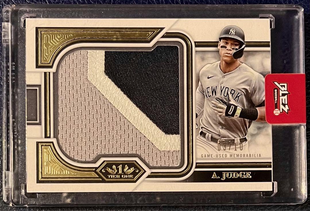 Amazon.co.jp: 10 アーロンジャッジ TOPPS TIER one mlb patch 