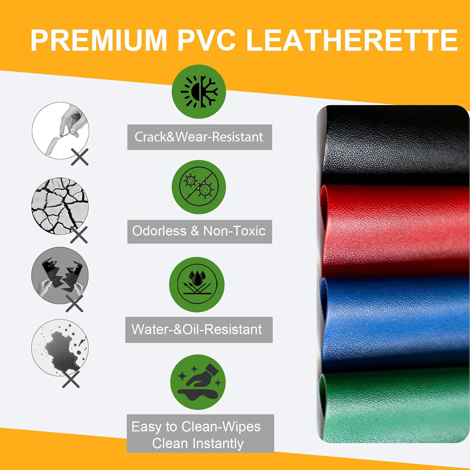 8 Pcs 8.5x11 Menu Covers, Equal-Panel Tri-Fold Menu Holders with 3 Clear Pockets (6 Views). PVC Leather Menu Sleeves with Metal Corners, Ideal for Restaurants, Cafes, and Bars