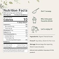 Vista 2 de Triphala en polvo orgánico, 2 libras (Amla + Haritaki + Bibhitaki) Origen indio, suplemento adaptógeno herbario, apoya la salud del colon