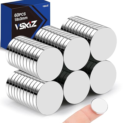 Miniatura 13 de 120 paquete de imanes pequeños de 5x2mm, imanes diminutos de neodimio para nevera, manualidades, pizarra, bricolaje