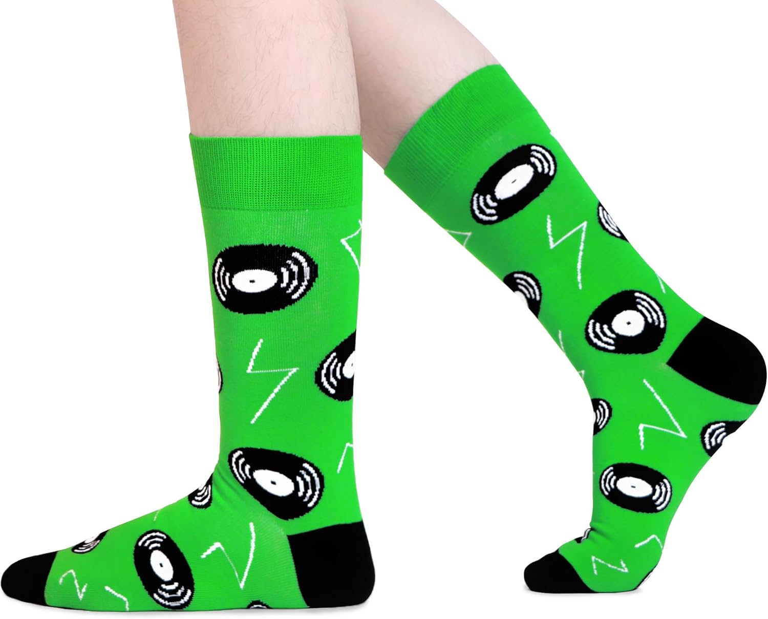 WeciBor Men's Dress Funny Crazy Colorful Novelty Combed Cotton Crew Socks 12 Pack - Size 7-10/10-13/13-15 - Image 6