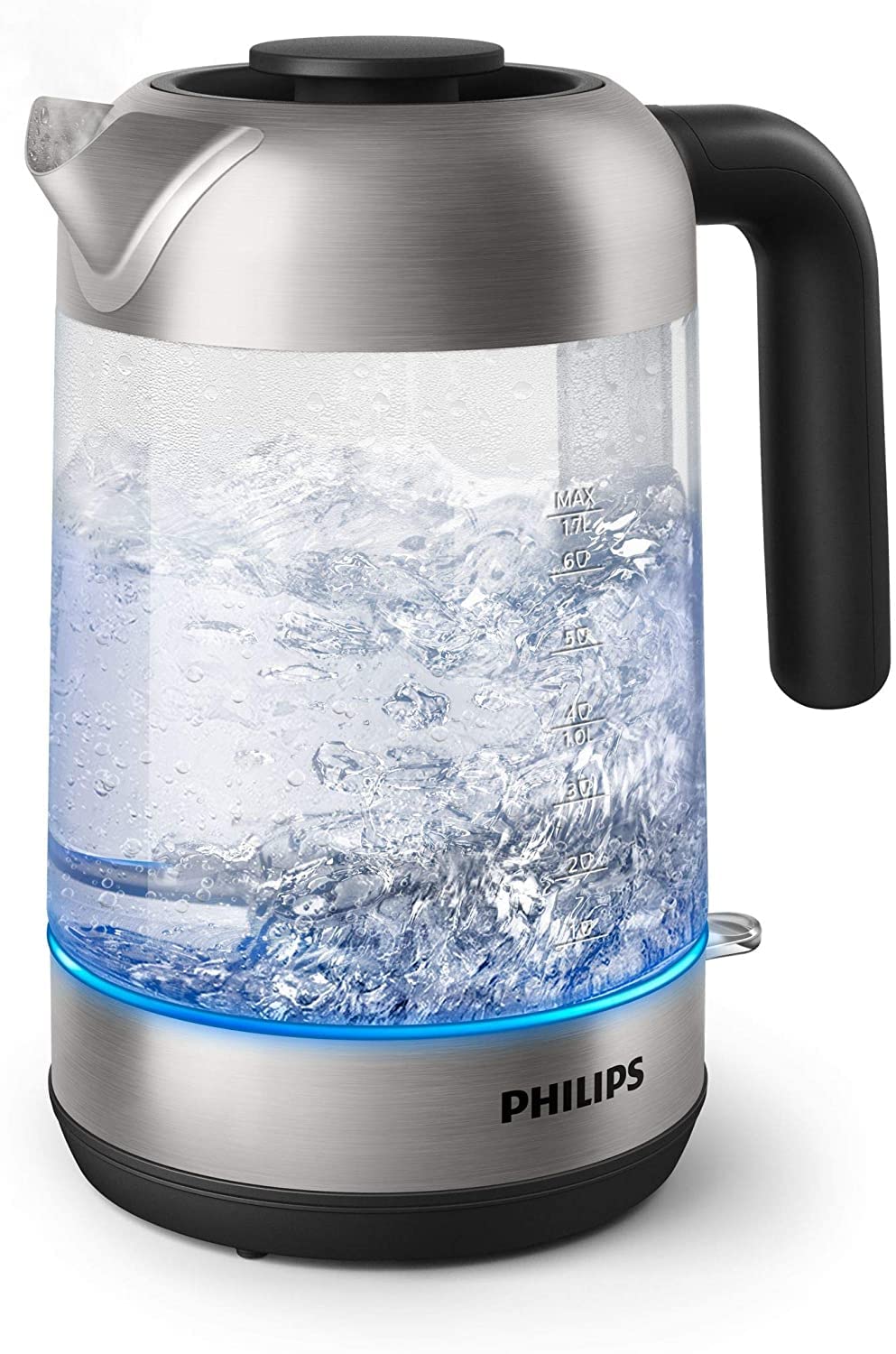 Philips Domestic Appliances Series 5000 Glass Kettle, 1.7 L, Removable lid, HD9339/81