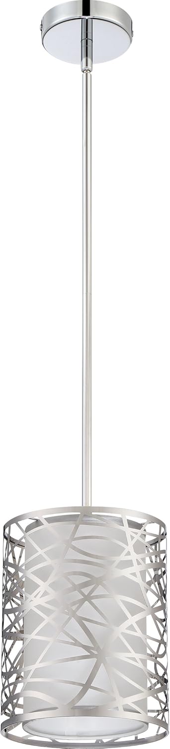 Quoizel Abode 1-Light Polished Chrome Mini Pendant Light