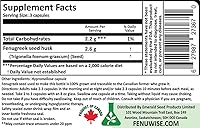 Vista 9 de Suplemento de cápsula de fibra natural de fenogreco para alivio del ácido - Suplemento dietético vegano premium que apoya la salud digestiva, 120