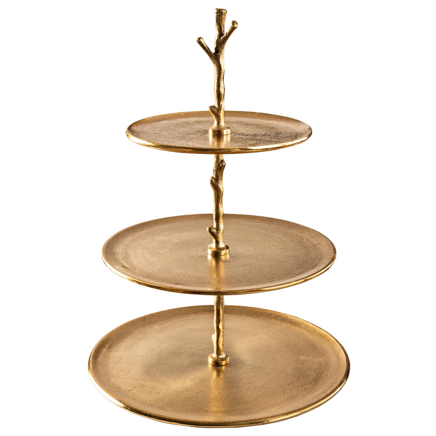 Etagere ABSTRACT - 50cm - gold - Metall-Aluminium-Legierung Unikat