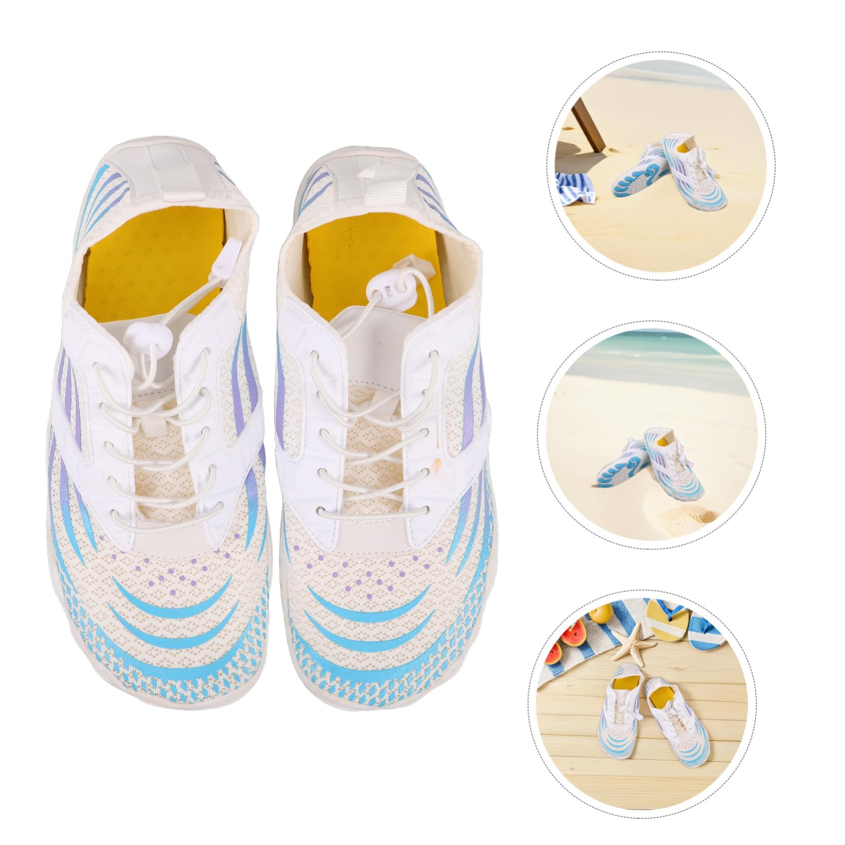 Beaupretty Zapatos de Agua Unisex Antideslizantes para Mujer y Hombre Secado Rápido Transpirables Cómodos y Flexibles para Playa Piscina Surf y Trekking Talla