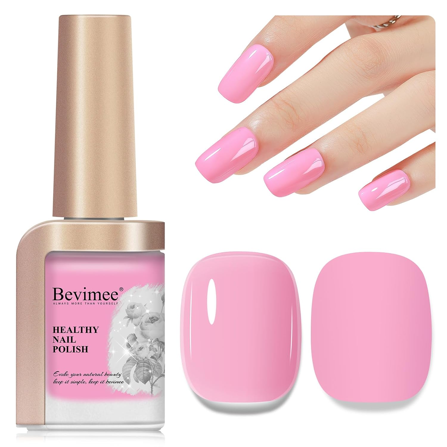 Barbie Pink Quick Dry Nail Polish | Long-Lasting Sheer Color