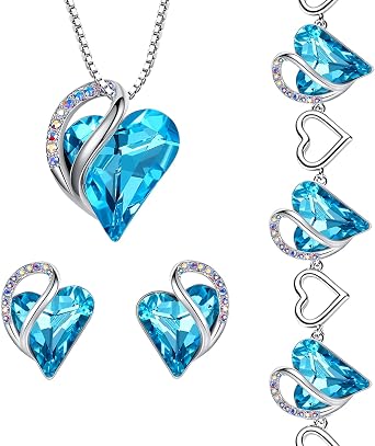 Leafael Infinity Love Heart Necklace 