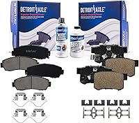 Vista 143 de Detroit Axle - Pastillas de freno para Pontiac Grand Prix 2005-2008, Buick LaCrosse Allure 2005-2009, pastillas de freno de cerámica con repuesto