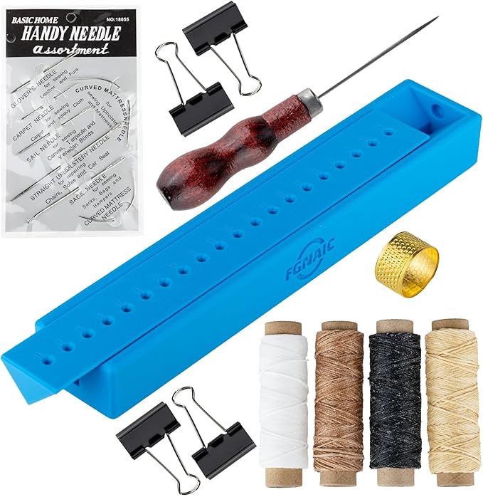 Fgnaic Complete Signature Punching Tool Set for Bookbinding