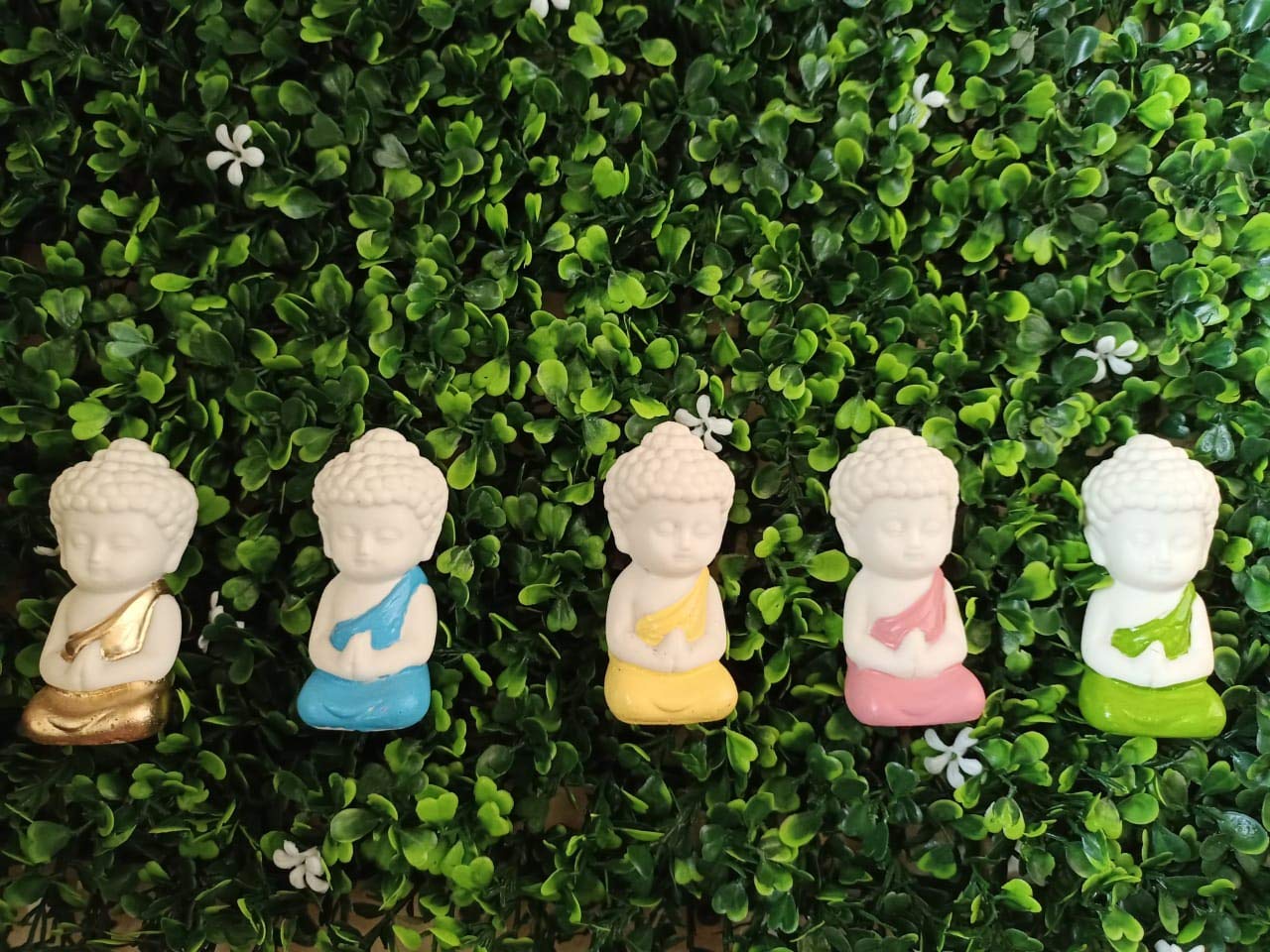 Bloom Bagicha Sitting Namskar Budhha - Pack of 1 Miniature for Fairy Garden/Bonsai/Landscaping/Tray Gardening/Terrariums-image-47