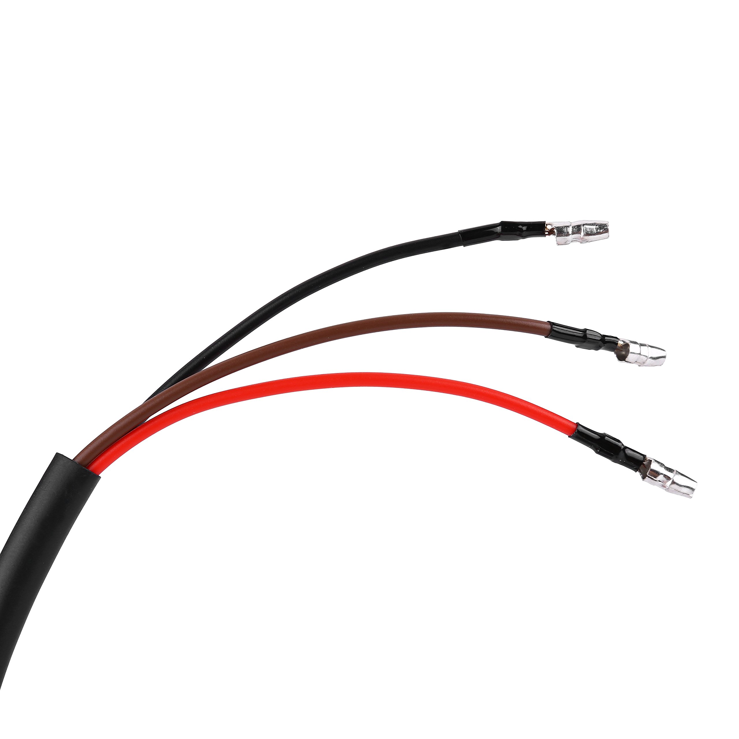 Feux De Frein Arrière De Moto, Keenso Feu Stop Lumière De Signalisation Feu De Queue 12V Universel 15 LED Plaque D'Immatriculation Feux D'Avertissement Phare D'Arrêt (Smoke