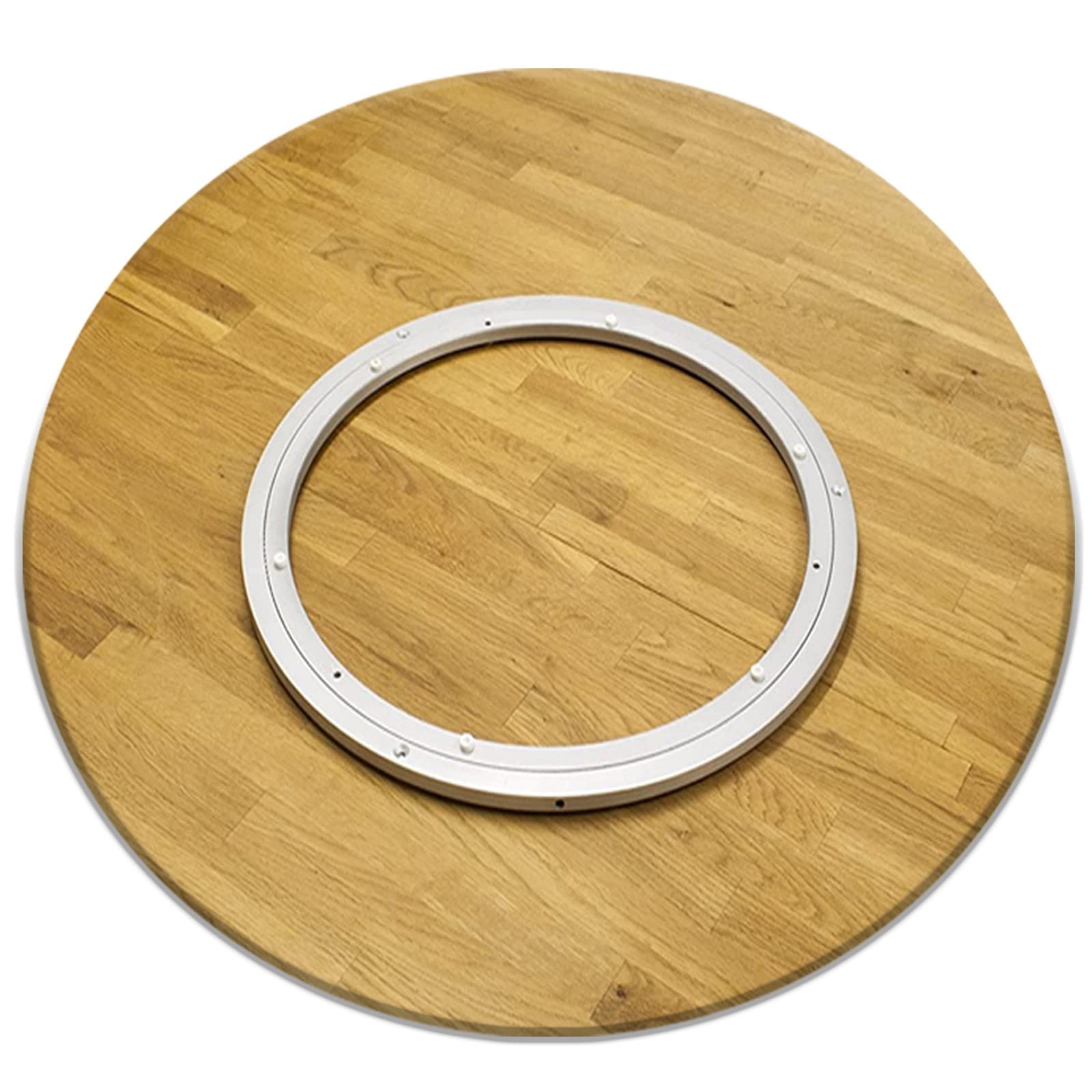 Tischdrehscheibe Für Marmortisch TOOSOAR Drehplatte 600mm Für Esstische - Aluminium Drehuntersatz 12mm Stark Dining Table Lazy Susan Rotating Food Turntable